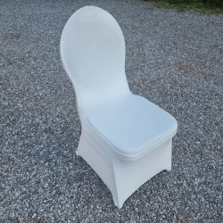 Housse blanche pour chaise...