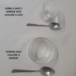 Couvert pour verrine ( cuillère - fourchette ) - Achat Amuse bouche et  Verrine