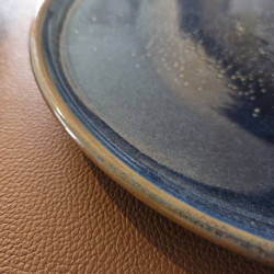 détails bord vaisselle - bleue