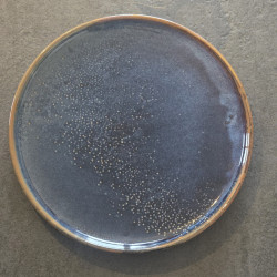 assiette bleue - 26 cm