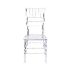 location de mobilier - chaise transparente