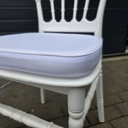 galette d'assise en tissus - chaises Napoléon et Tiffany