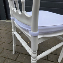 galette d'assise en tissus - chaises Napoléon et Tiffany