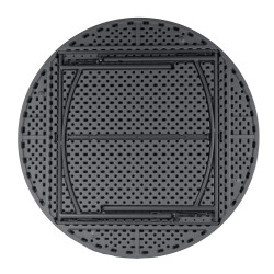 grande table ronde en location - pieds rabattable