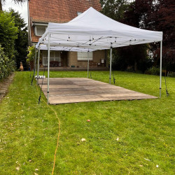 option plancher - tonnelle de 4x8