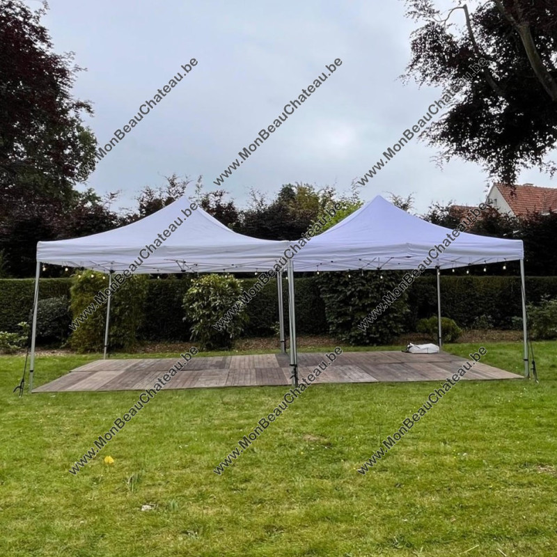 une tonnelle 4x8 avec option plancher