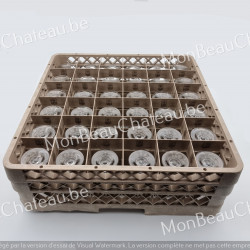 casier de 49 flûtes à champagne