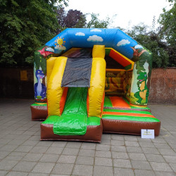 location château gonflable livré