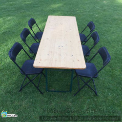 location de tables, bancs, chaises,...