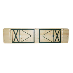 table de 50 x 220 - pieds rabattables - location mobilier