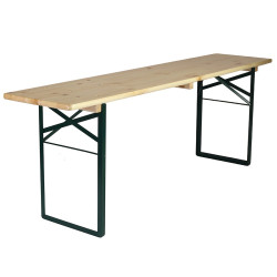 location de table de brasserie de 50 cm de large