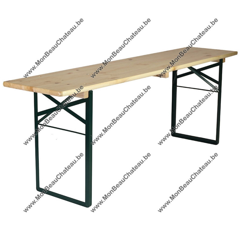 location de table de brasserie de 50 cm de large