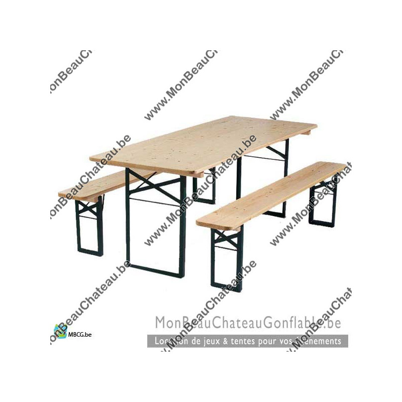 Location de bancs de brasseur - tables et bancs pliants